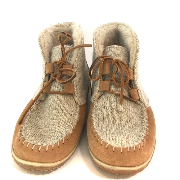 Minnetonka Torrey Booties In Cinnamon (9 ) - Picture 6 of 11